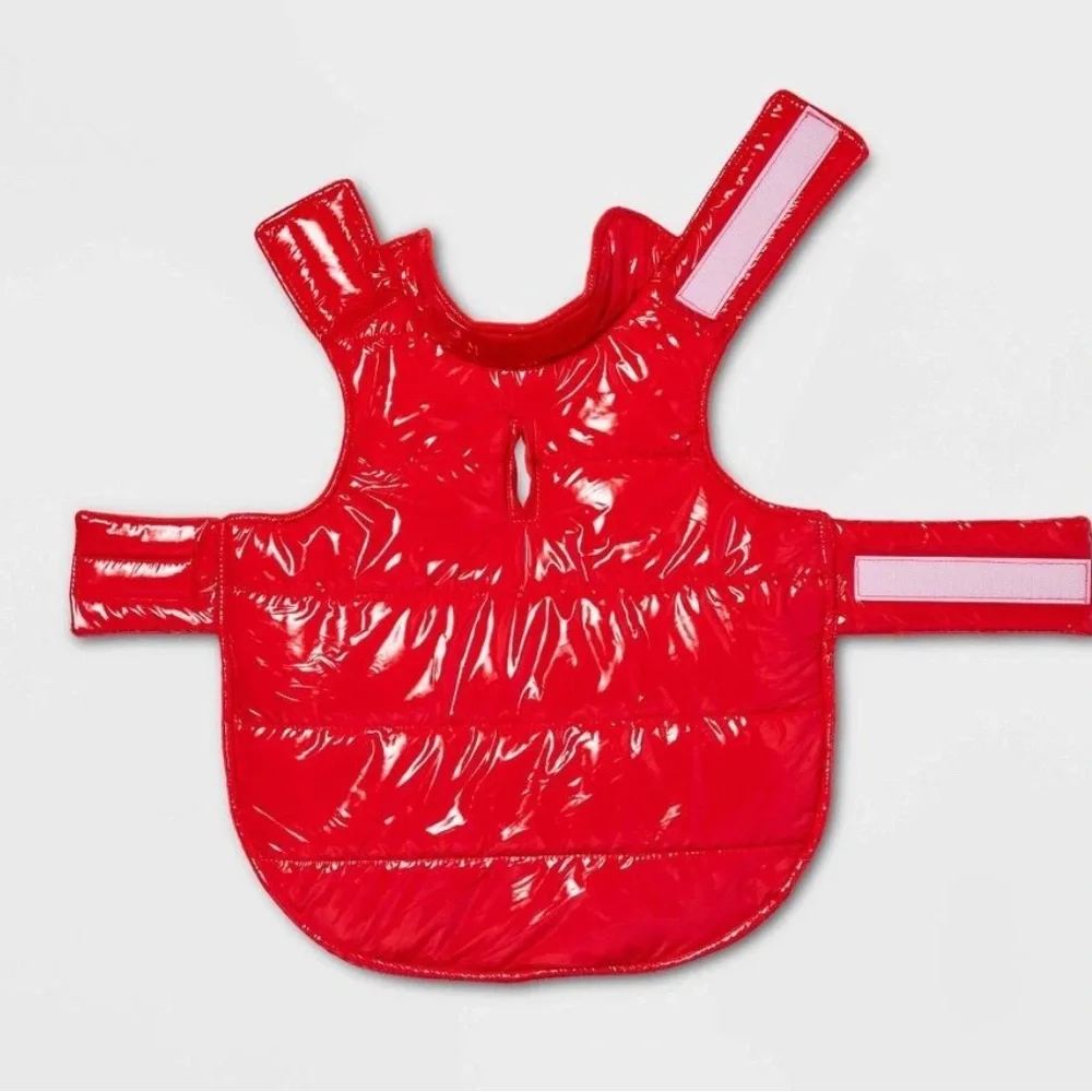 Red Quilted Cat Jacket